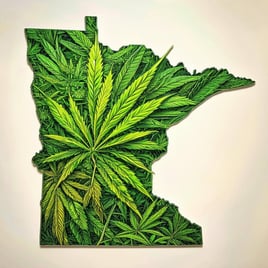 Hemp art for the state of Minnesota
