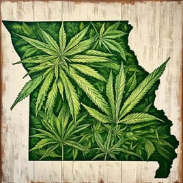 Hemp art for the state of Missouri