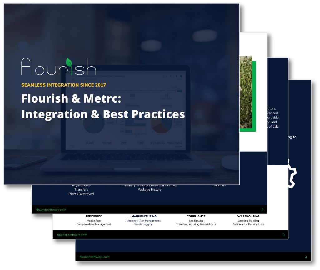 Download the Flourish & Metrc: Integrations & Best Practices Guide