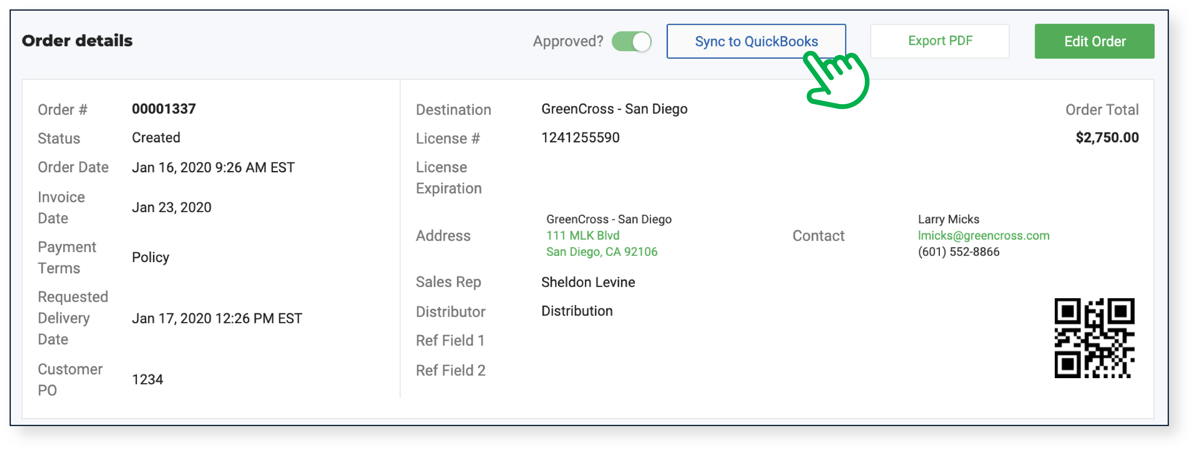 Flourish Software_Sync to QuickBooks