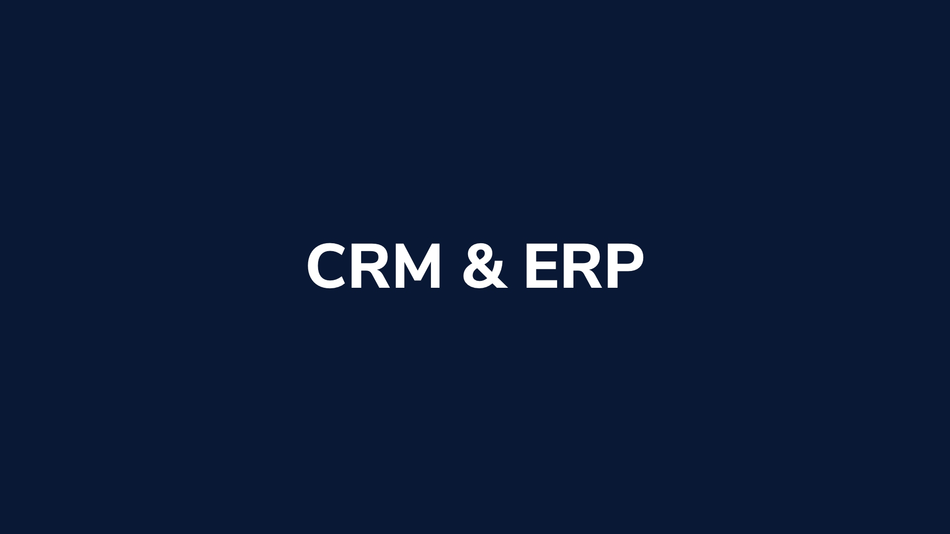 ANCHOR_CRM ERP