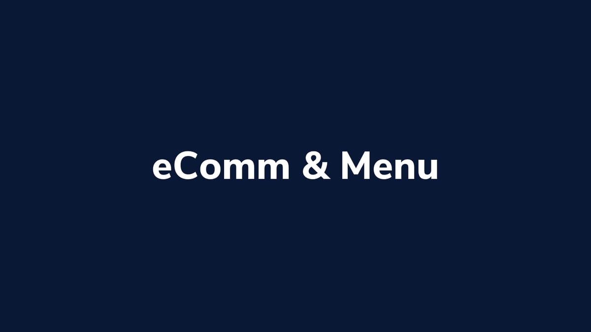 ANCHOR_Ecomm and menu
