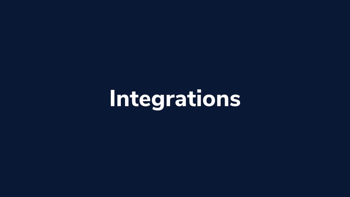 ANCHOR_Integrations