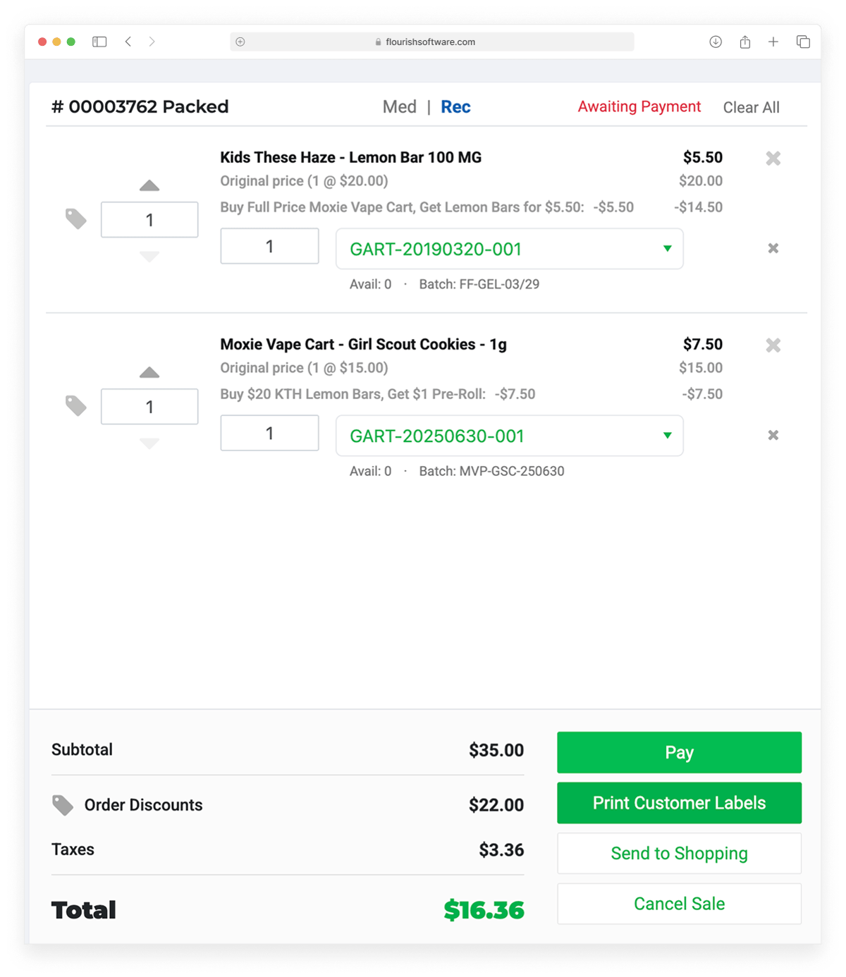 Powerful Discounting and Order Capture