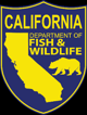 California Dept of Fish & Wildlife black backgrou