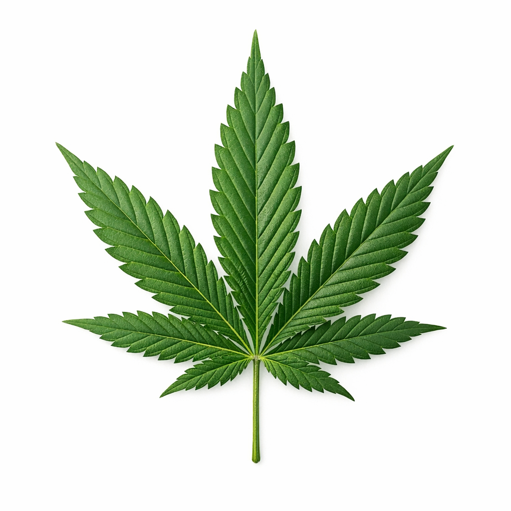 Pot Leaf in a Quiet Setting